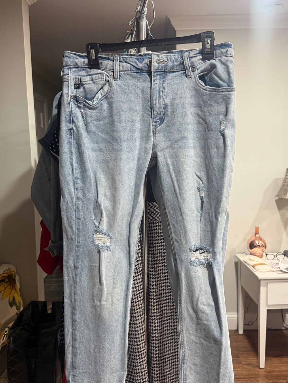 Kancan light Blue Distressed Women’s Jeans
